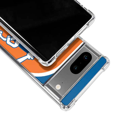 NFL Denver Broncos Retro Logo Google Pixel 7a Clear Case